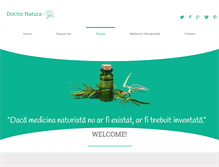 Tablet Screenshot of doctor-natura.ro